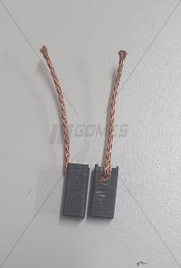 ESCOVAS DE CARVÃO AMEG MOTORPARTS 7X8X17 COMPATÍVEIS COM PARKSIDE PBH1500 F6, PBH1500 F7, PBH1500 E5, PAH1300 B2