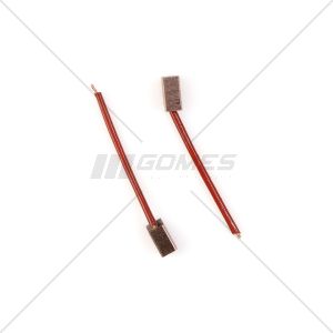 ESCOVAS DE CARVÃO 6X6X11,5 COMPATÍVEIS COM MOTORES DE VENTILAÇÃO DUCELLIER