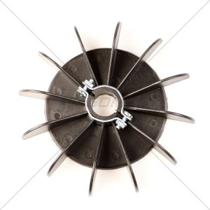 VENTILADOR PARA MOTORES ELÉCTRICOS DIAM. EXTERIOR=117MM  FURO=18MM  ALTURA=22MM