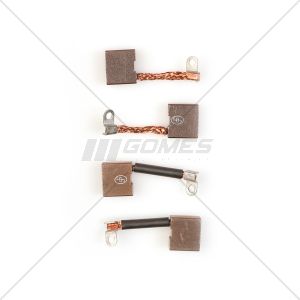 ESCOVAS DE CARVÃO AMEG MOTORPARTS 6X16X14 COMPATÍVEIS COM MOTOR DE ARRANQUE HITACHI
