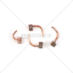 ESCOVAS DE CARVÃO AMEG MOTORPARTS 6,5X8X10 COMPATÍVEIS COM MOTOR DE ARRANQUE DENSO/NIPPONDENSO