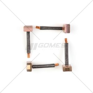 ESCOVAS DE CARVÃO AMEG MOTORPARTS 7X12X16 COMPATÍVEIS COM MOTOR DE ARRANQUE DENSO/NIPPONDENSO