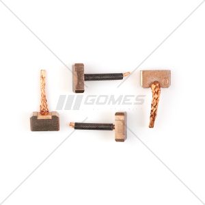 ESCOVAS DE CARVÃO AMEG MOTORPARTS 8X25X15 COMPATÍVEIS COM MOTOR DE ARRANQUE DENSO/NIPPONDENSO