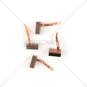 ESCOVAS DE CARVÃO AMEG MOTORPARTS 6,5X10X16 COMPATÍVEIS COM MOTOR DE ARRANQUE DENSO/NIPPONDENSO