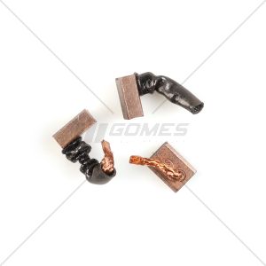 ESCOVAS DE CARVÃO AMEG MOTORPARTS 7X13X17,5 COMPATÍVEIS COM MOTOR DE ARRANQUE FIAT