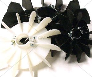 VENTILADOR PARA MOTORES ELÉCTRICOS DIAM. EXTERIOR=148MM  FURO=16MM  ALTURA=27MM