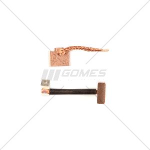 ESCOVAS DE CARVÃO AMEG MOTORPARTS 6X16X14 COMPATÍVEIS COM MOTOR DE ARRANQUE DELCO REMY